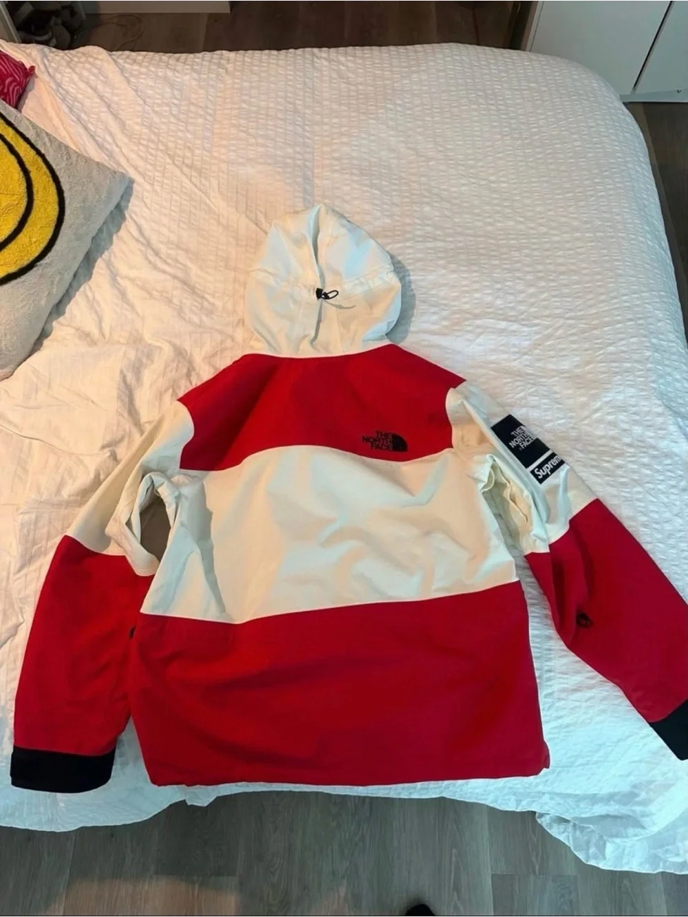 Supreme x The North Face Red & White Ski/Snowboard/Rain Jacket - Picture 2 of 6